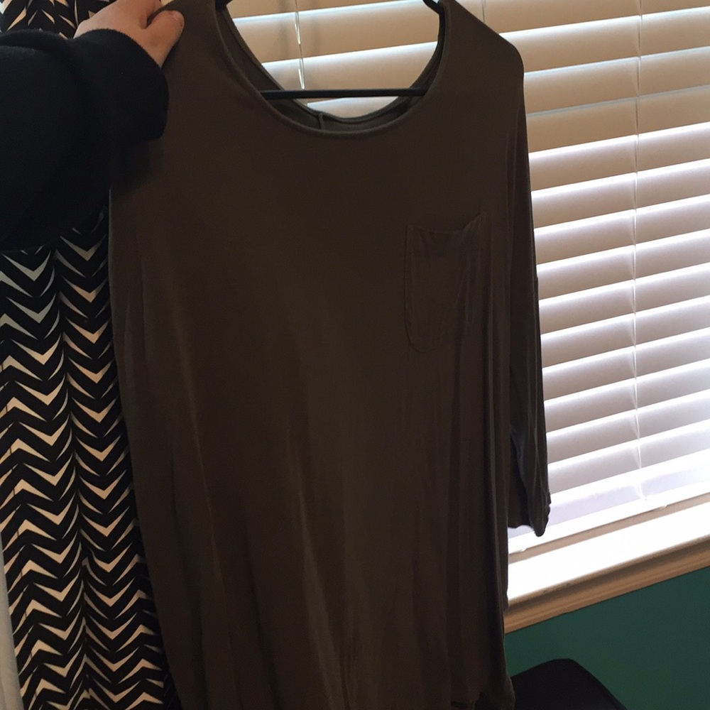 A long sleeve top